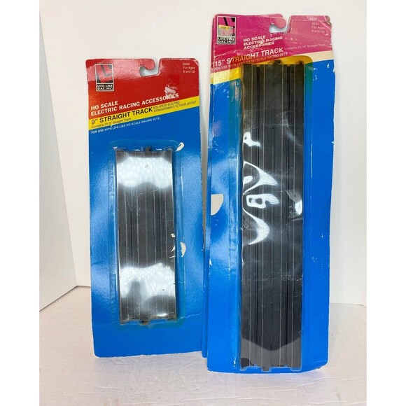 Life-Like 9930, 9934 HO Slot Car Track 9” Straight And 15” Lot, New Old Stock - Picture 1 of 10